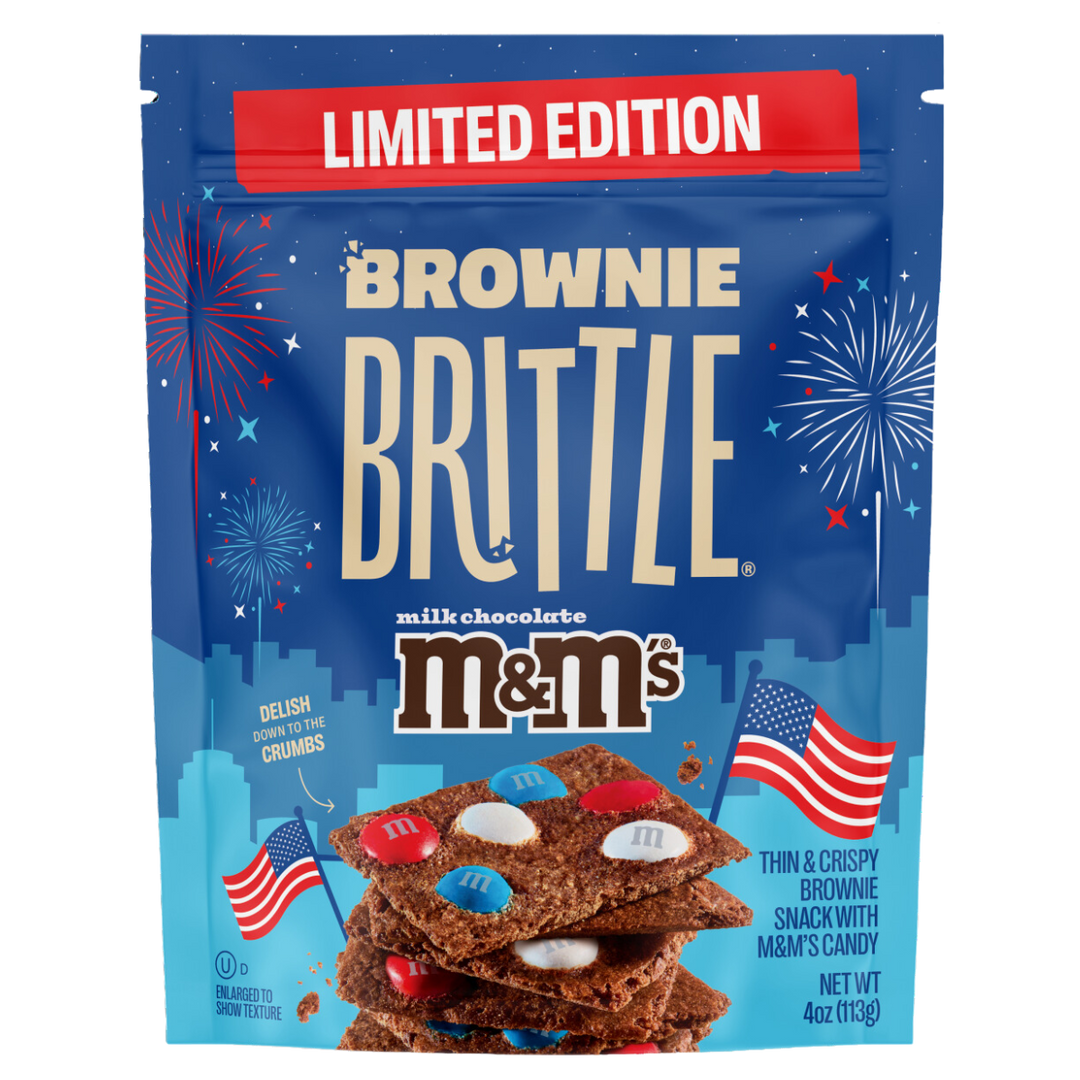 package of the M&M'S® Red, White & Blue Brownie Brittle