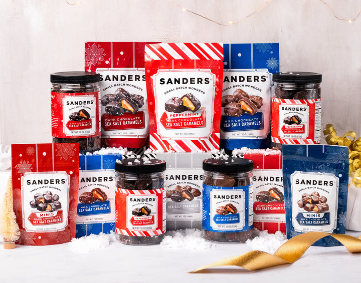Milk Chocolate Sea Salt Caramel Holiday Gift Box