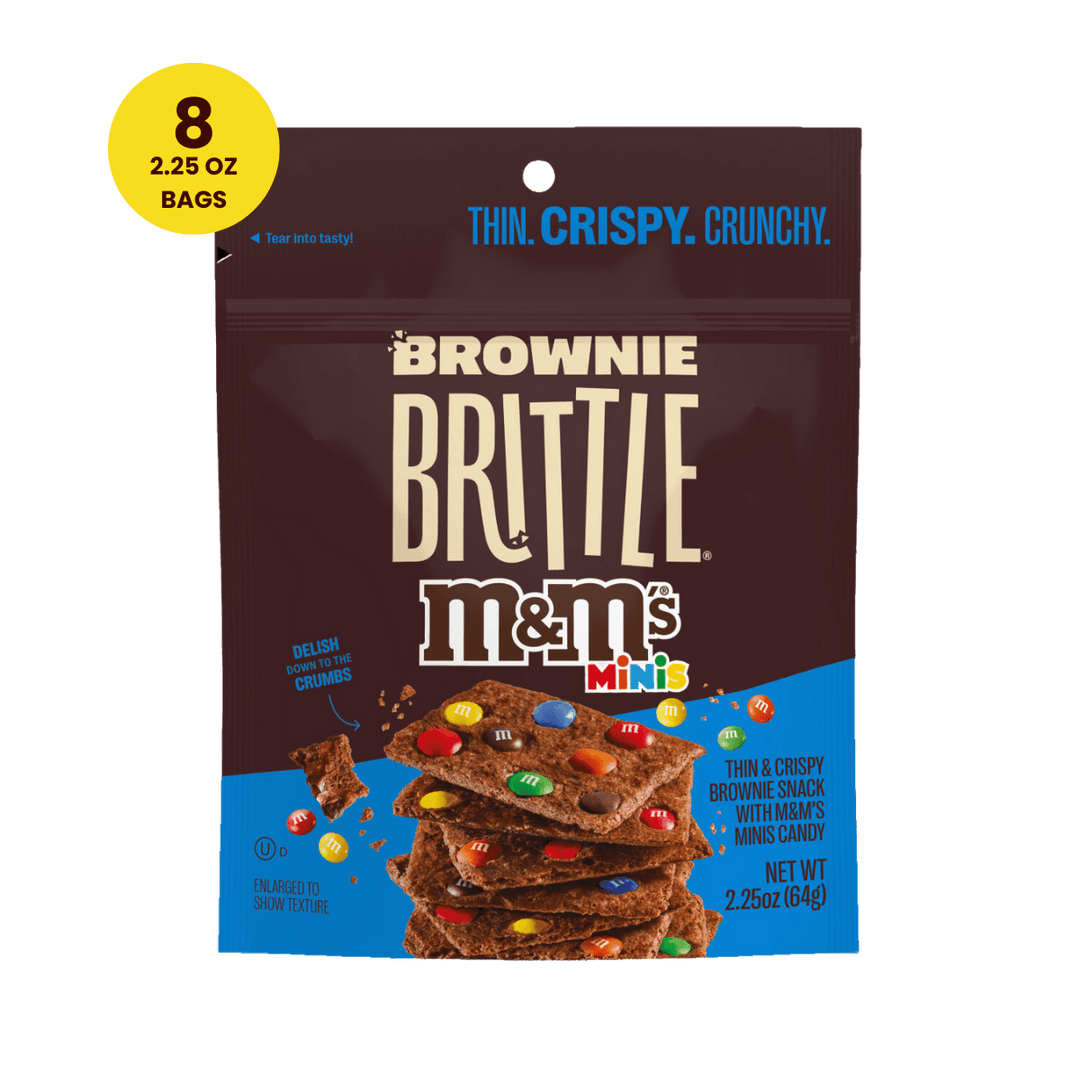package of the M&M'S® Minis Brownie Brittle - 2.25oz (8ct box)