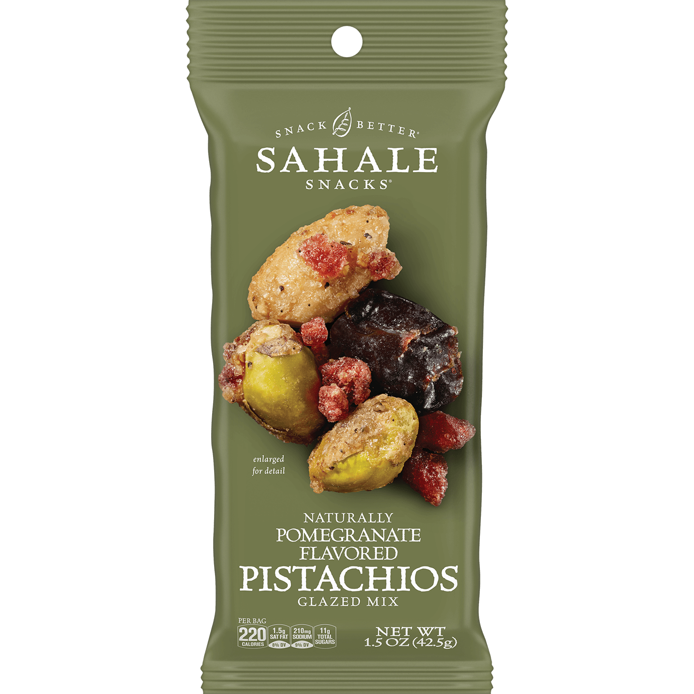 Pomegranate Pistachios Glazed Mix 1.5oz | Official Sahale Snacks
