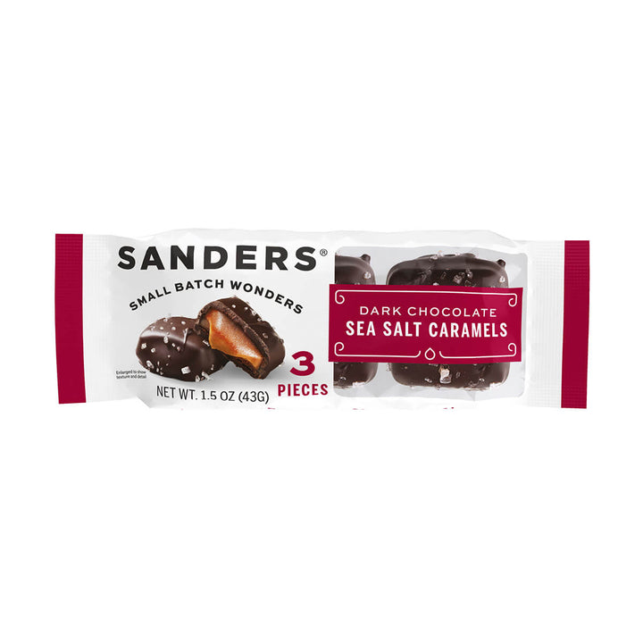 Dark Chocolate Sea Salt Caramels 3-Piece
