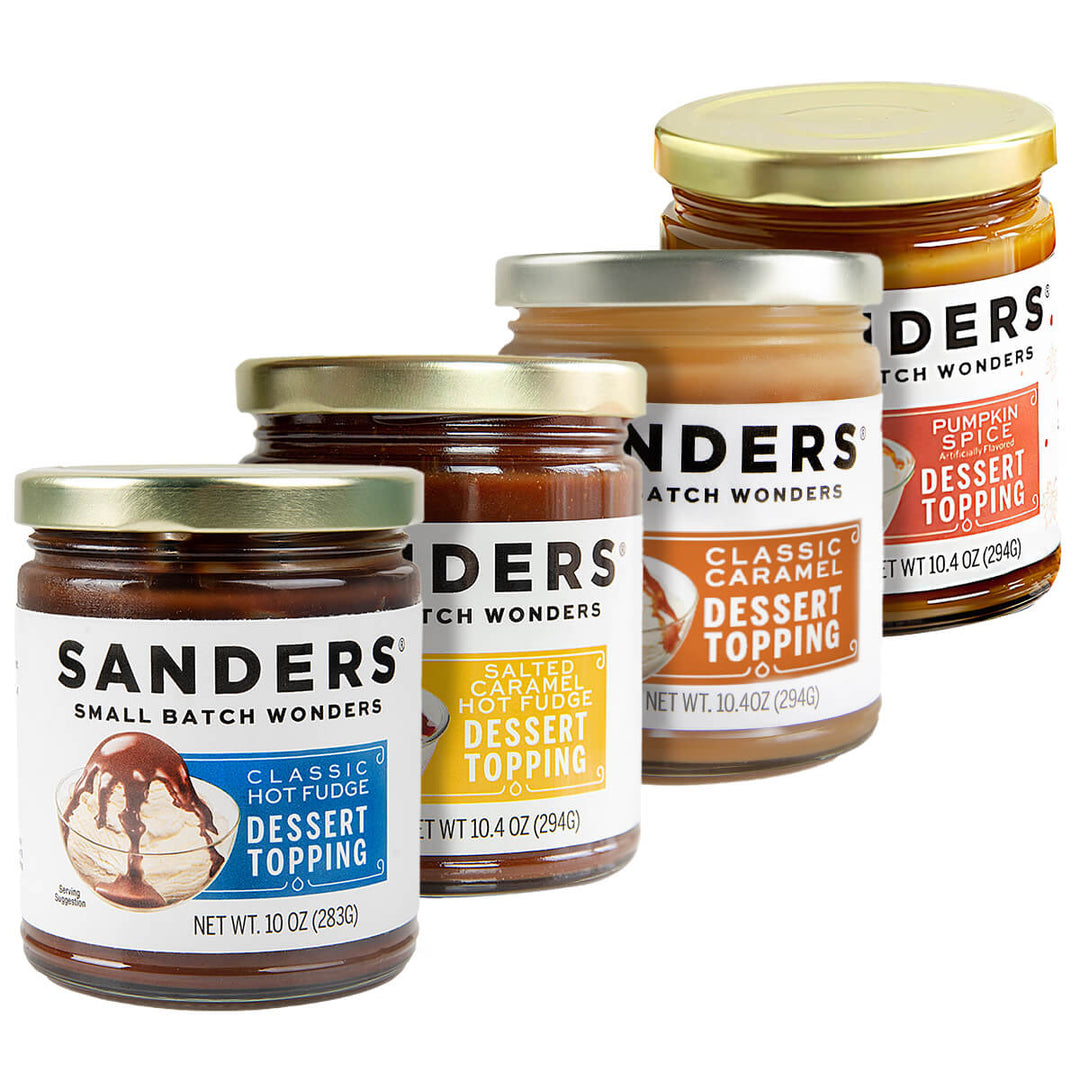 Sanders Topping Variety 4-Pack