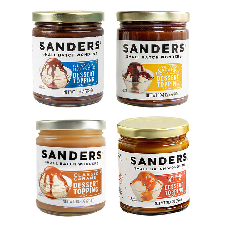 Sanders Topping Variety 4-Pack