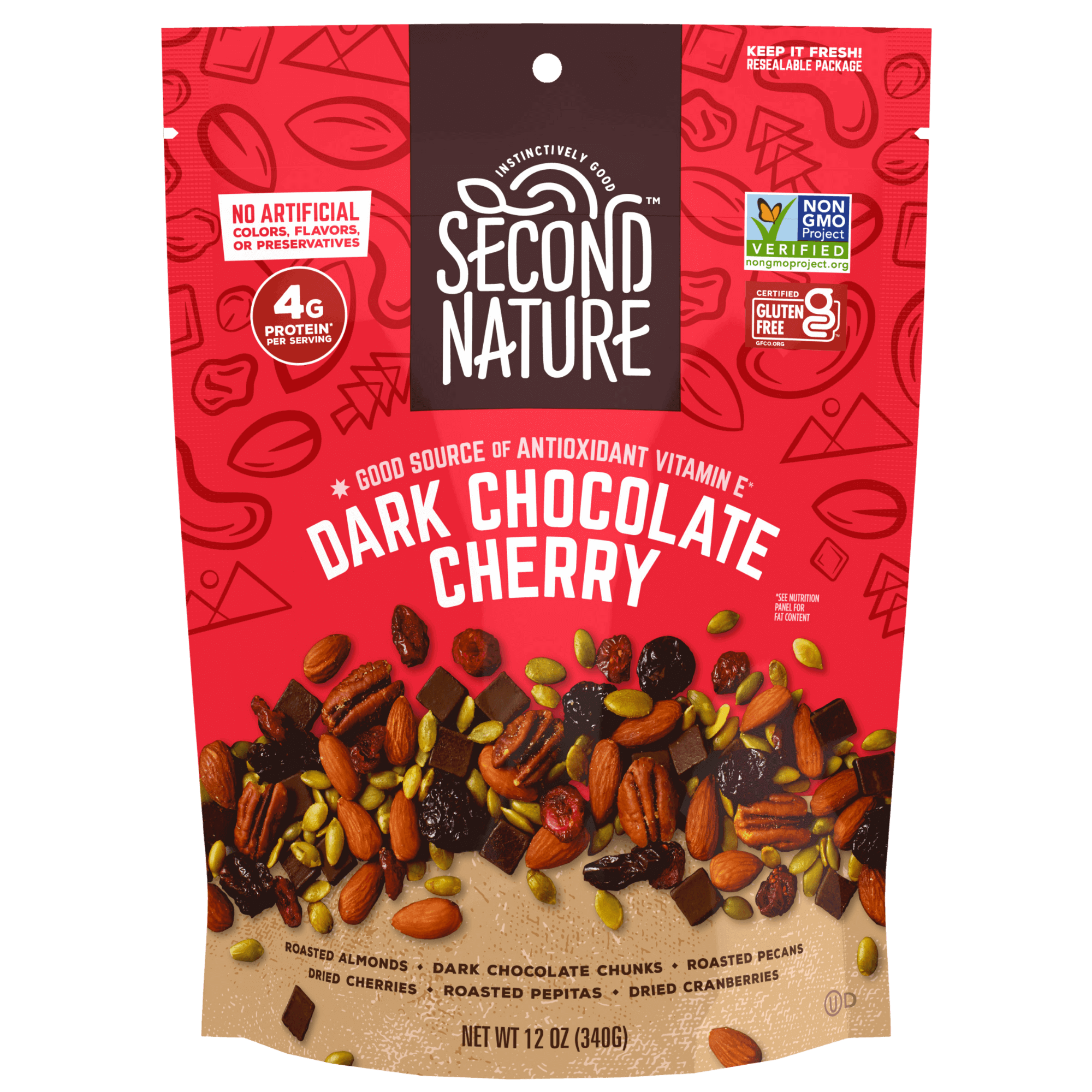 Dark Chocolate Cherry Mix - 12 oz. | Second Nature Snacks – Second