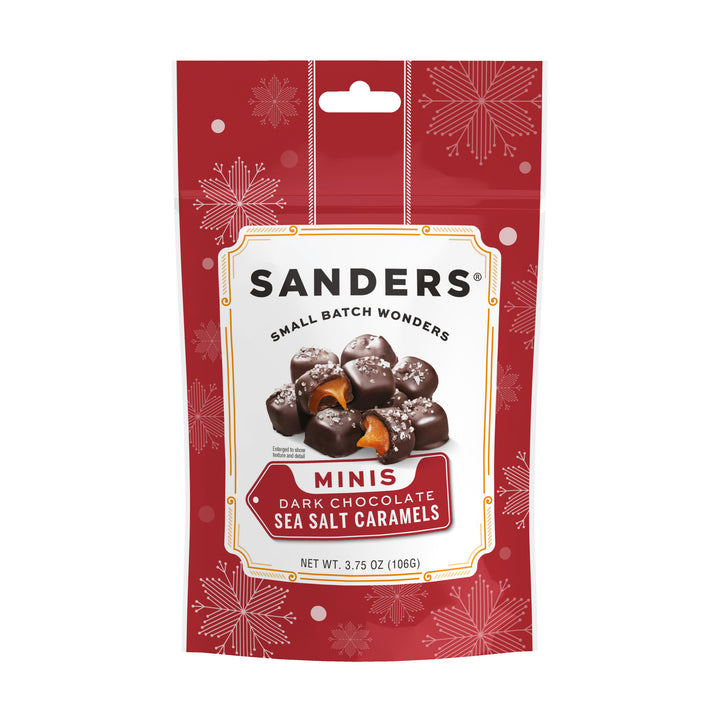 Dark Chocolate Sea Salt Caramel Holiday Minis