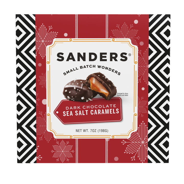 Dark Chocolate Sea Salt Caramel Holiday Gift Box