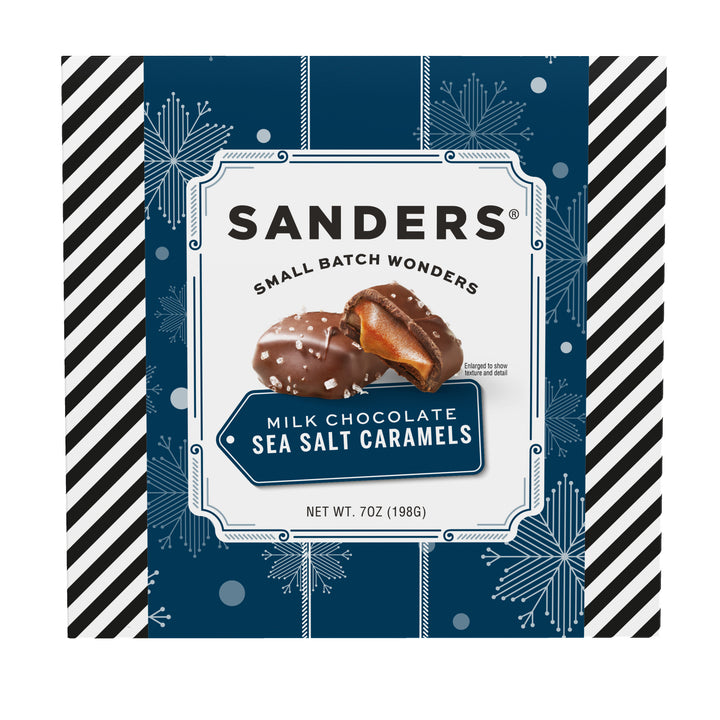Milk Chocolate Sea Salt Caramel Holiday Gift Box