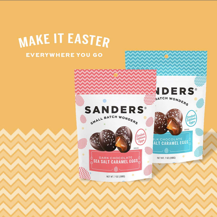 Dark Chocolate Sea Salt Caramel Egg Pouch
