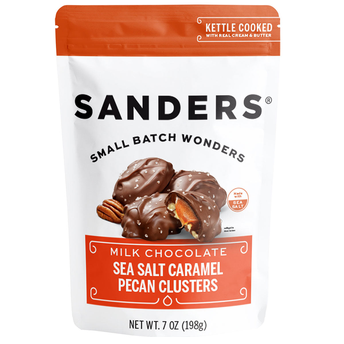 Milk Chocolate Pecan Caramel Cluster | Official Sanders Candy