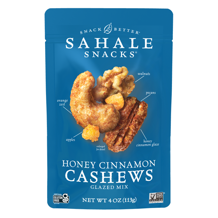 Honey Cinnamon Cashews Glazed Mix - 4 oz. Pouch