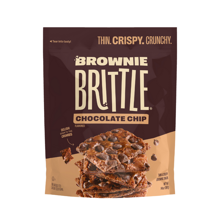 14oz package of chocolate chip brownie brittle