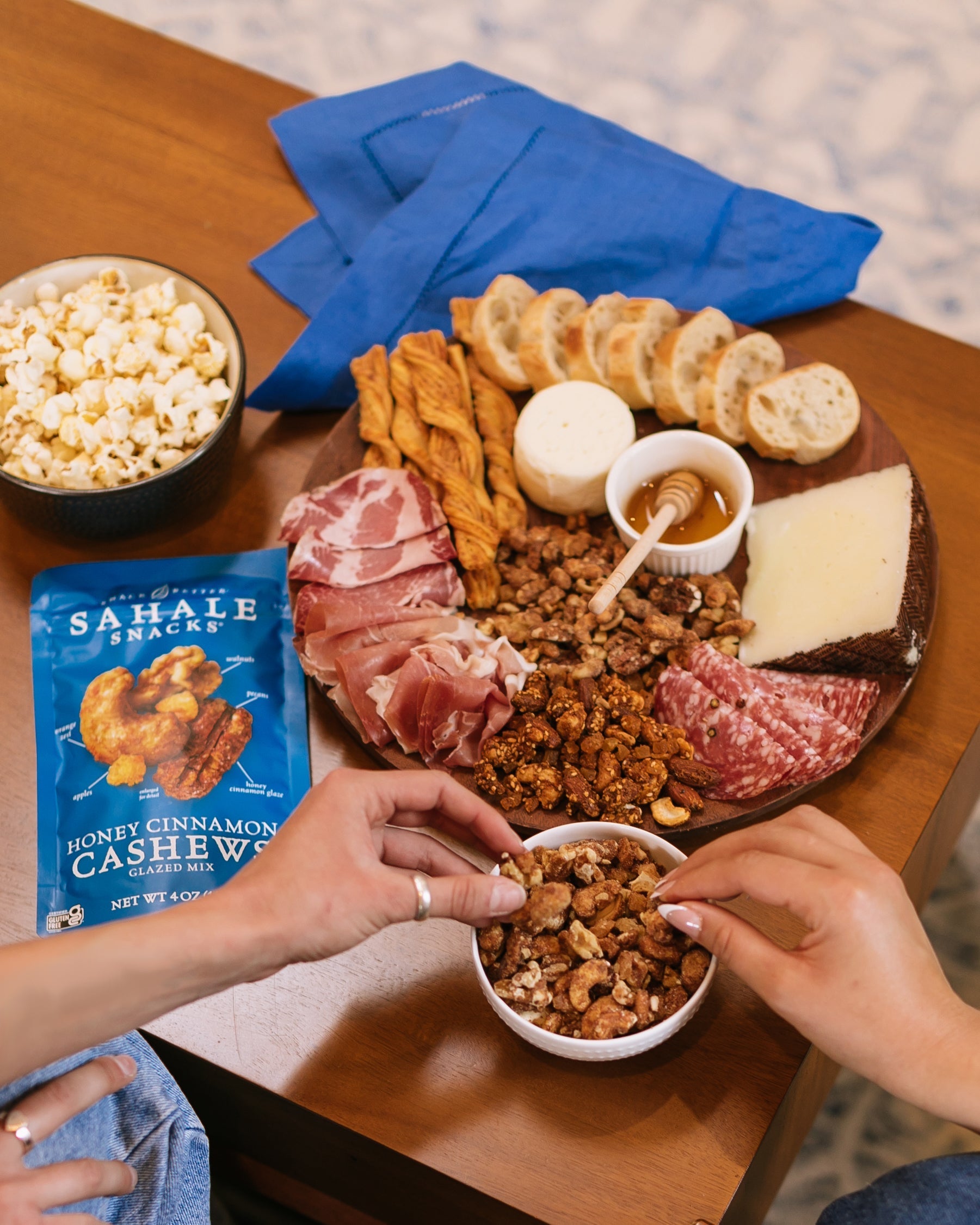 Honey Cinnamon Cashews Glazed Mix 4oz | Official Sahale Snacks