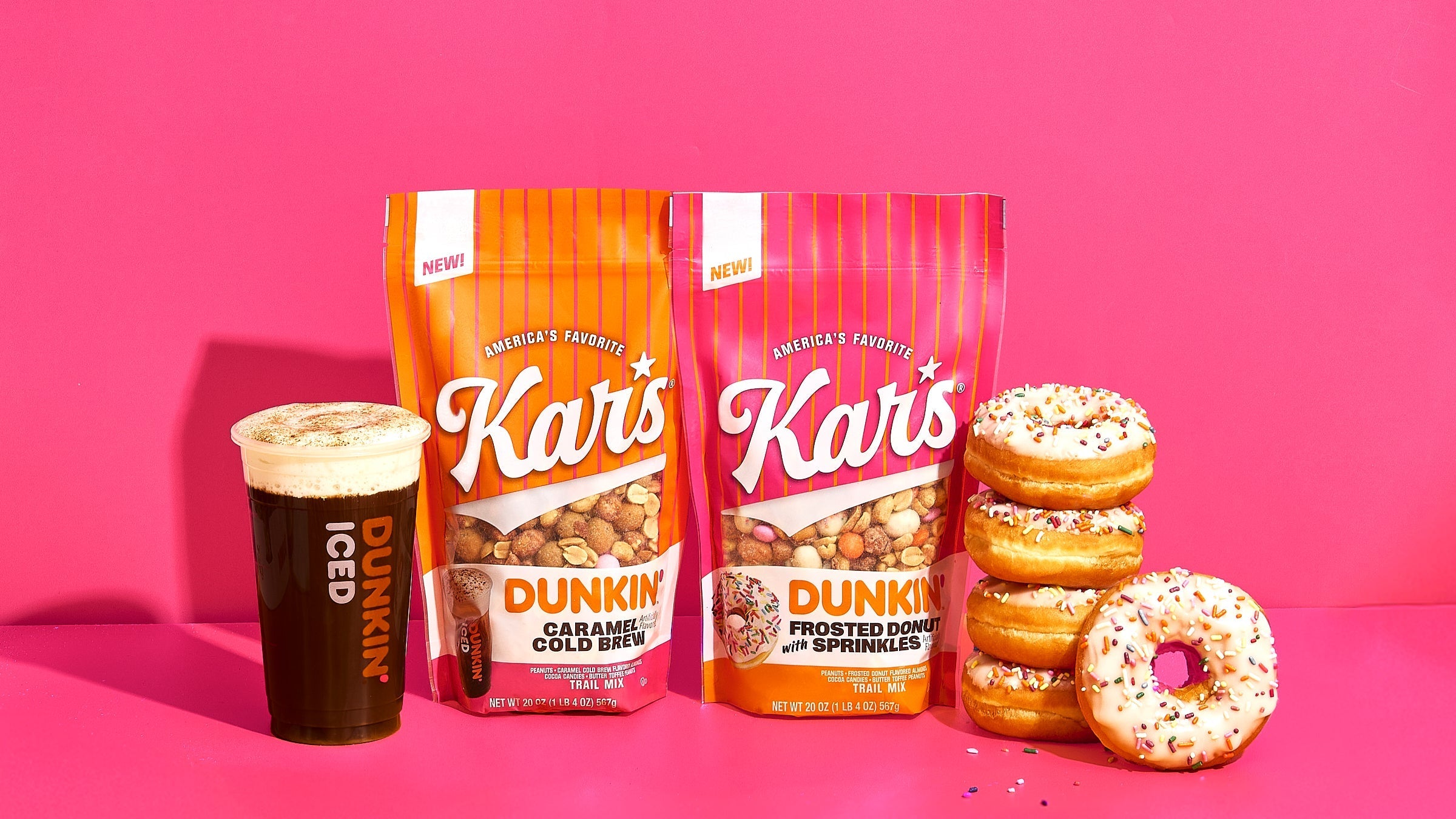 2 oz Dunkin'™ Donut Sprinkle Nut Mix | Official Kar's Nuts 2 oz Dunkin'™ Donut Sprinkle Nut Mix | Official Kar's Nuts