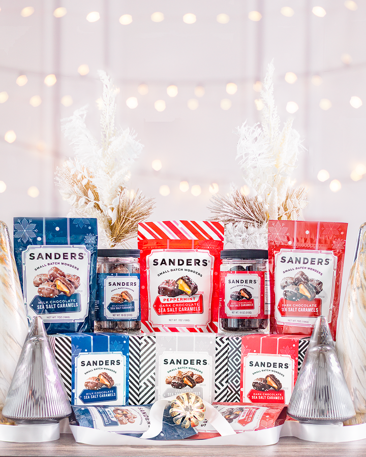 Milk Chocolate Sea Salt Caramel Holiday Tub