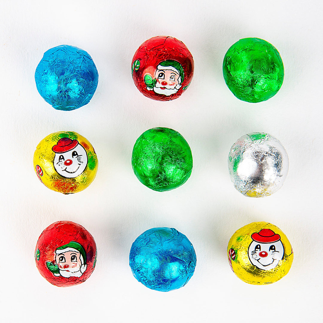 Sanders Candy - Dark Chocolate Foiled Ornaments - 6oz Bag