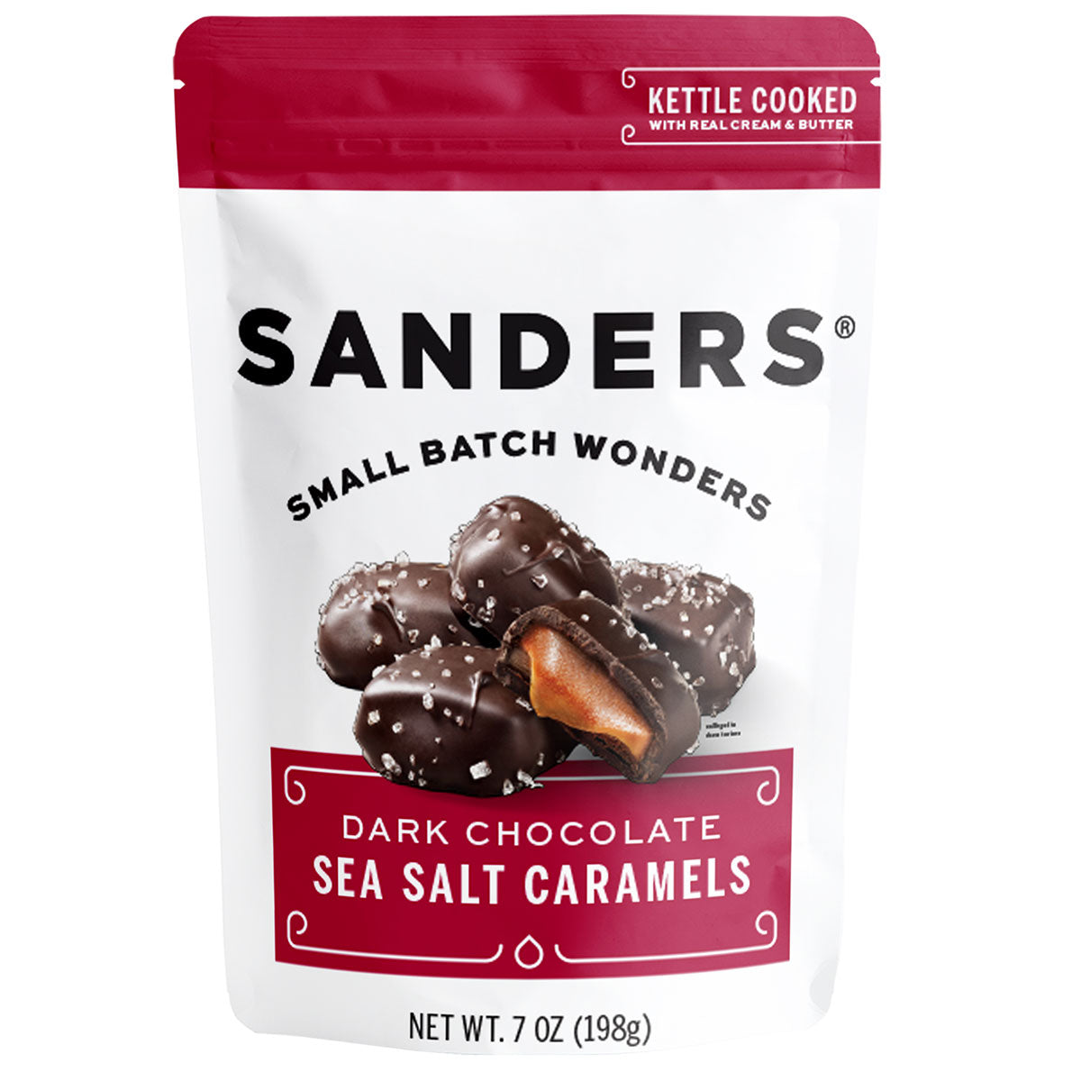Dark Chocolate Sea Salt Caramels | Official Sanders Candy Store
