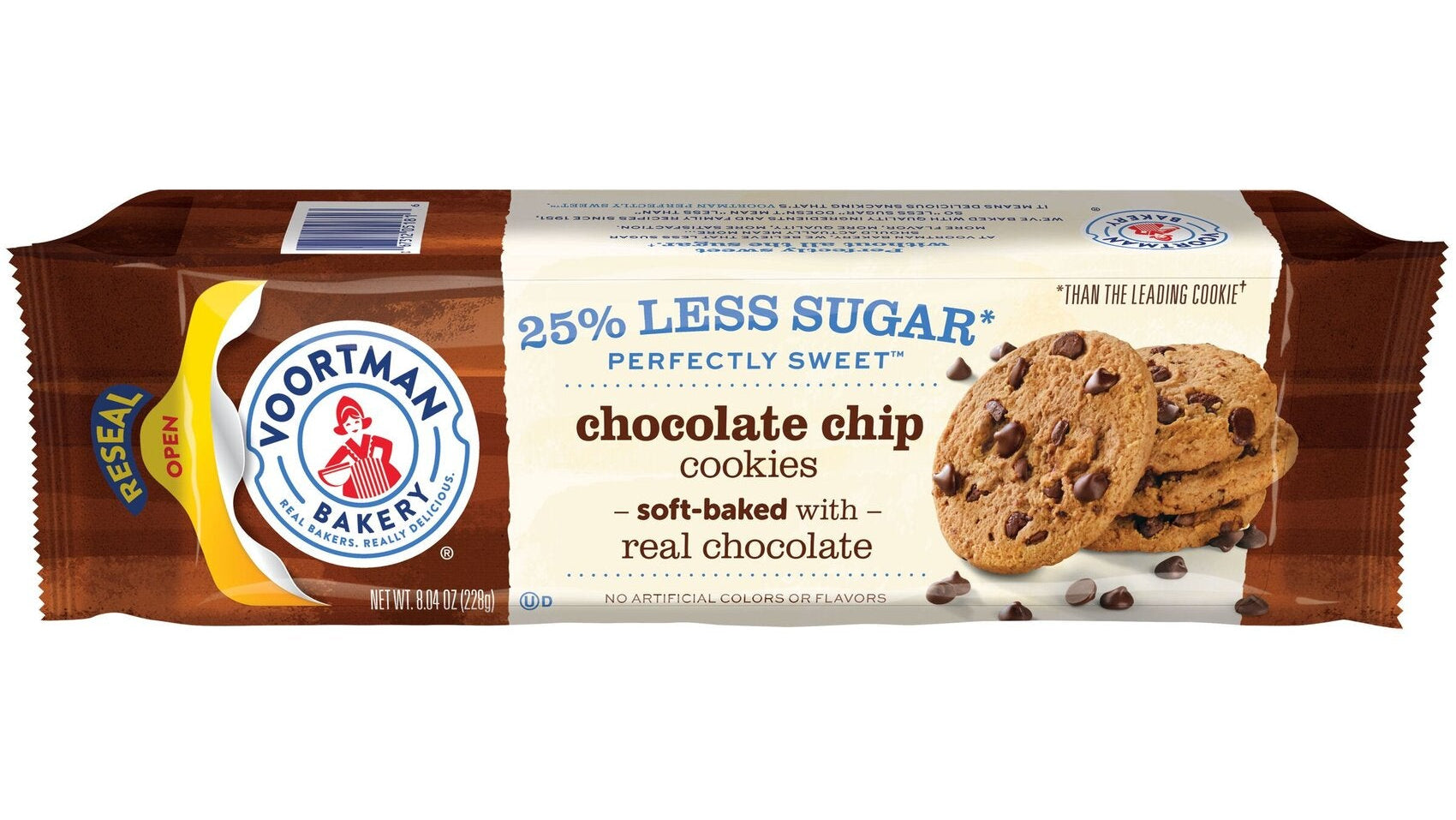 クッキー Voortman® Perfectly Sweet™ Chocolate Chip Cookies – Second Nature