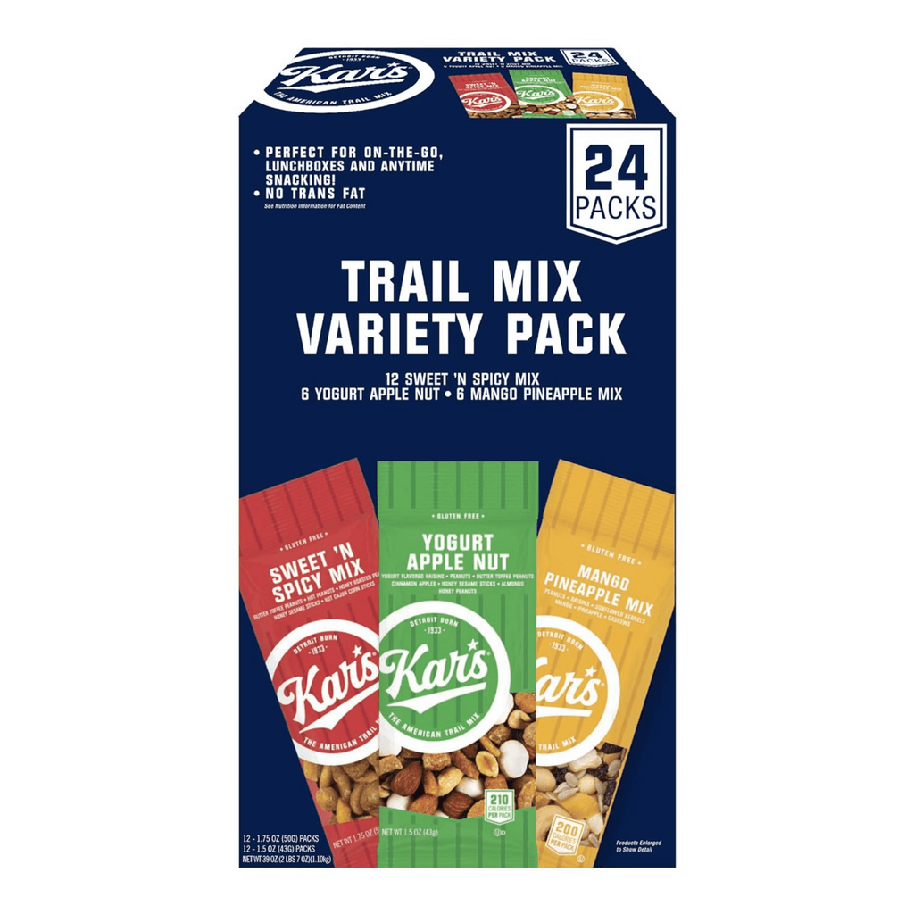 ナッツ　2カートン 24ct Trail Mix Variety Pack | Official Kar's Nuts Store – Second
