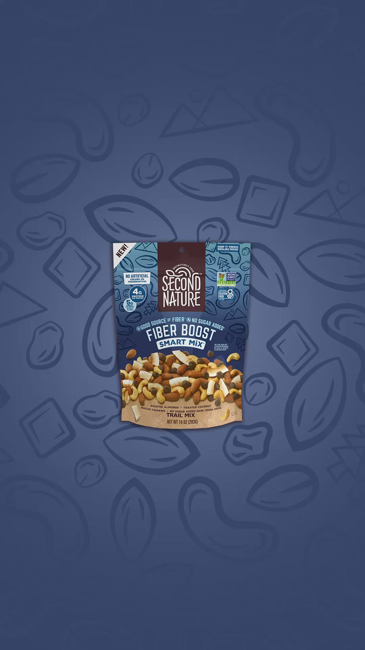 Second Nature Snacks - Fiber Boost Smart Mix - 10oz