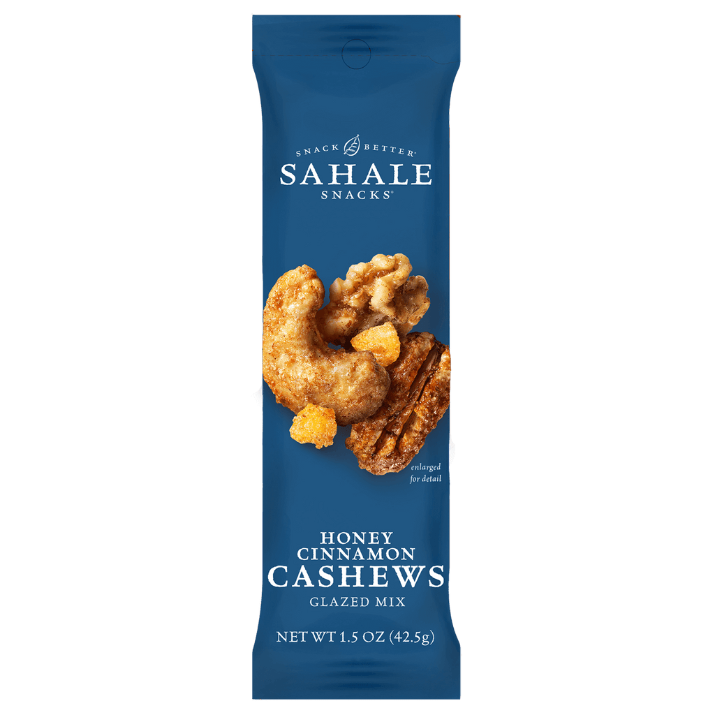 Honey Cinnamon Cashews Glazed Mix 1.5oz| Official Sahale Snacks