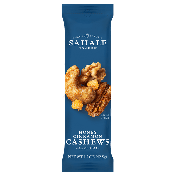 Honey Cinnamon Cashews Glazed Mix 1.5oz| Official Sahale Snacks