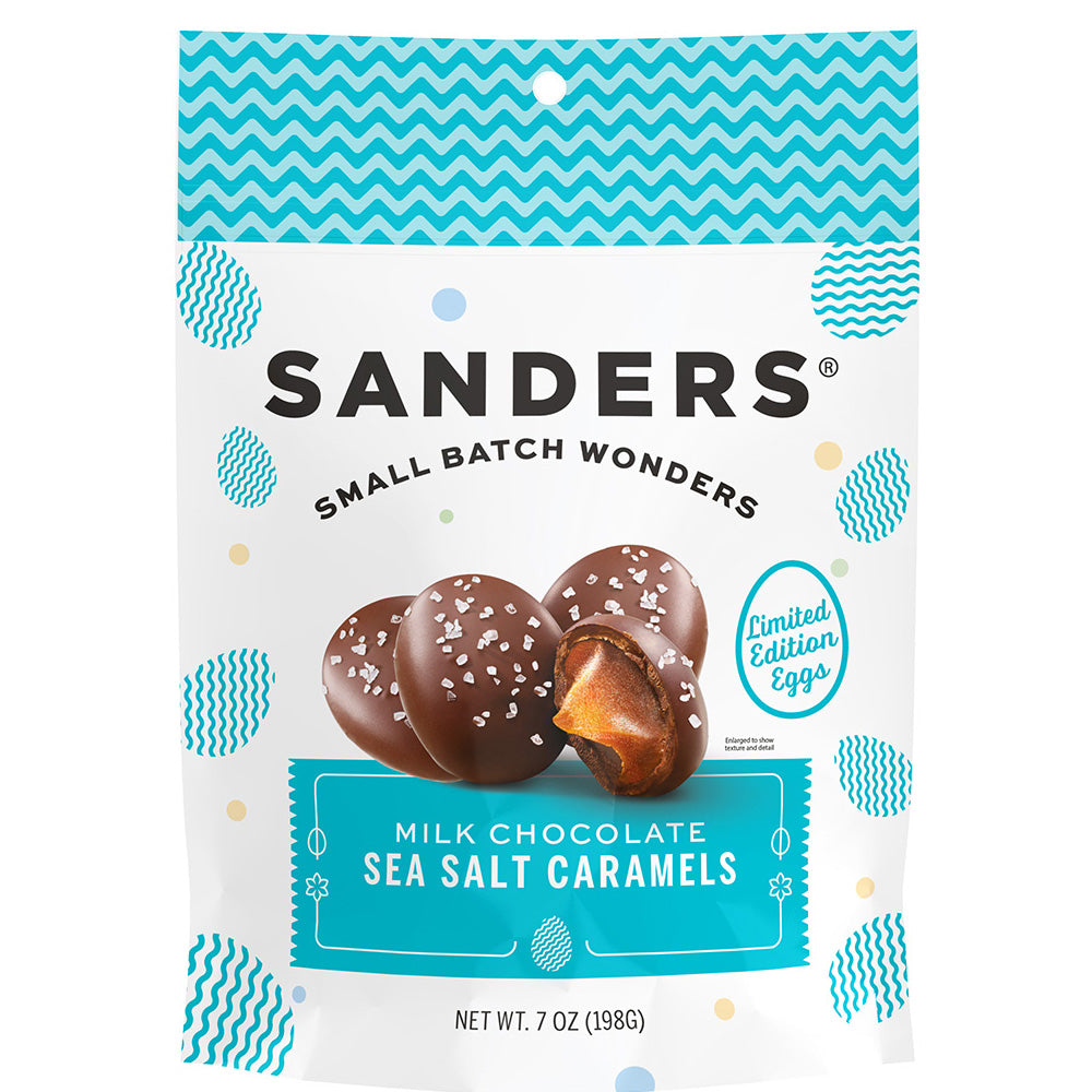 Milk Chocolate Sea Salt Caramel Egg Pouch