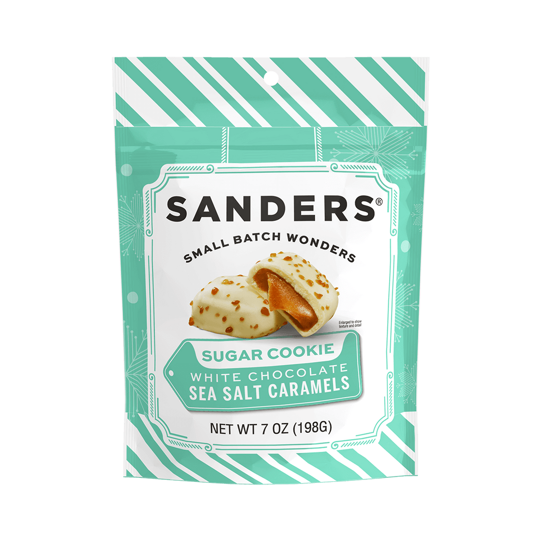 White Chocolate Sugar Cookie Sea Salt Caramel 7oz Pouch