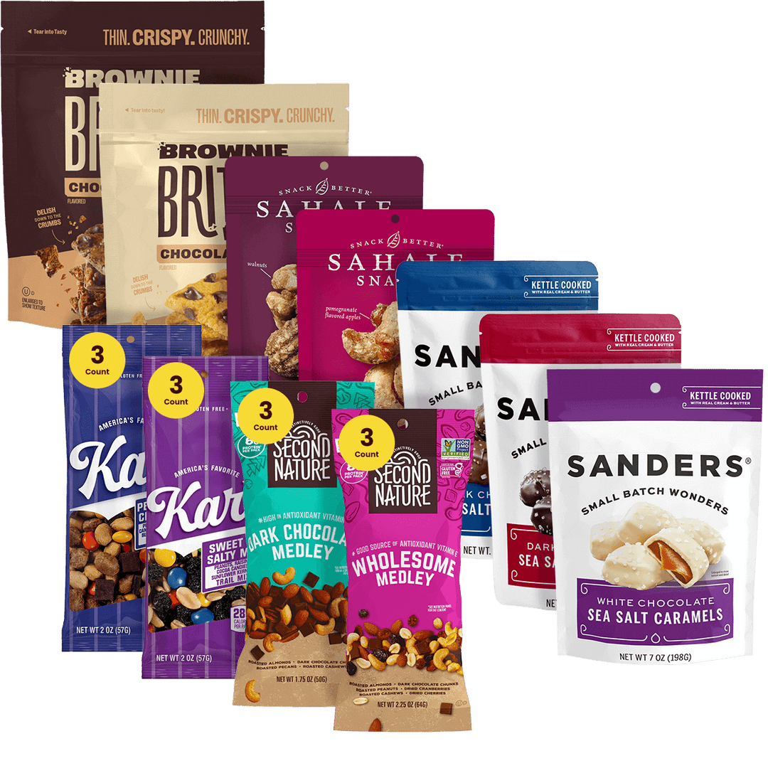 Assorted snack packages from Second Nature Brands called Best of Second Nature Brands Variety Pack