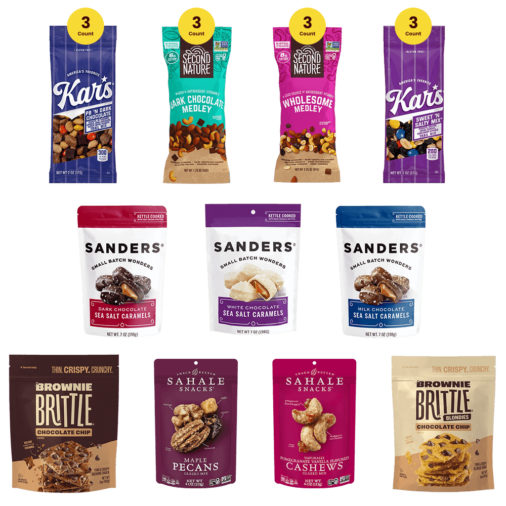 Assorted snack packages from Second Nature Brands called Best of Second Nature Brands Variety Pack