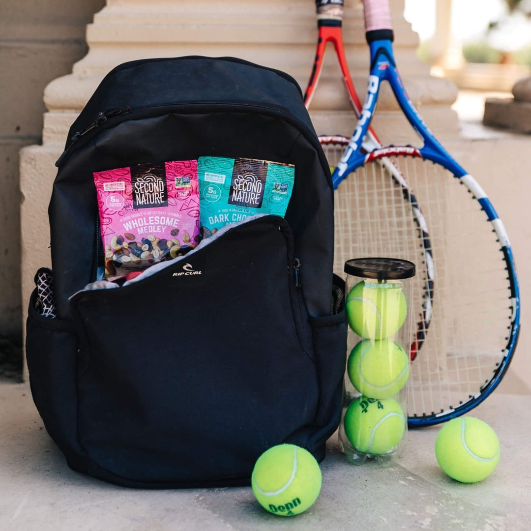 Dark Chocolate Medley - 12 ct. 1.75 oz. in bag with tennis racket and tennis balls