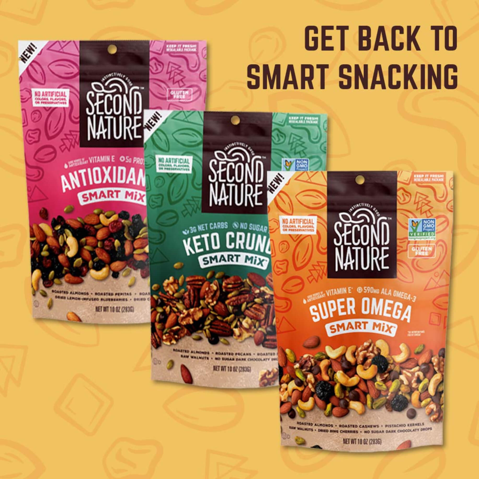 Keto Crunch Smart Snack Mix - 10 oz. | Second Nature Snacks