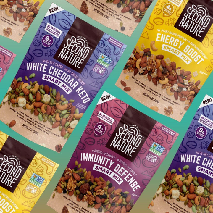 White Cheddar Keto Smart Mix - 10 oz.; various secong nature's products