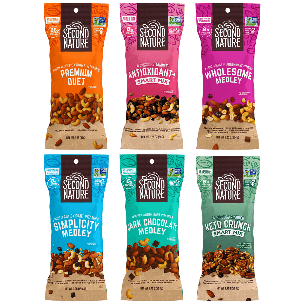Nut Mixes Variety Packs | Second Nature Snacks – Second Nature Brands