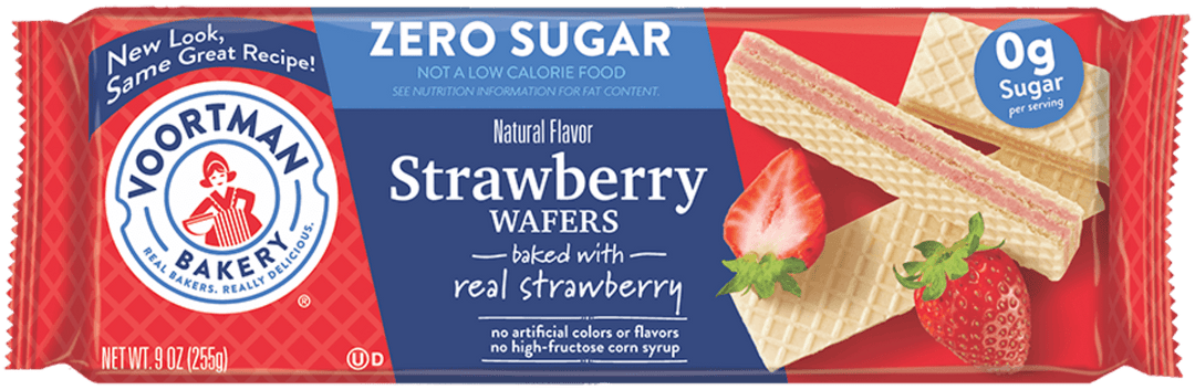 Zero Sugar Strawberry Wafers