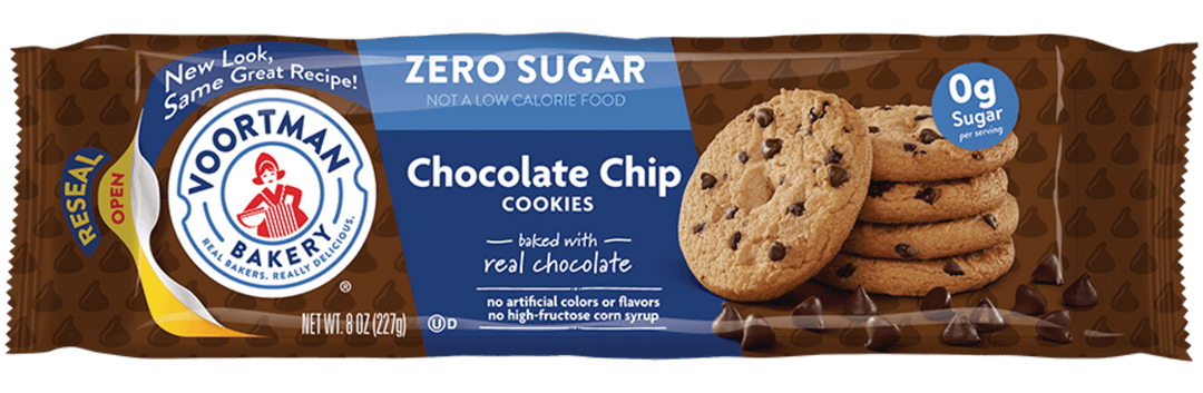 Zero Sugar Chocolate Chip Cookies