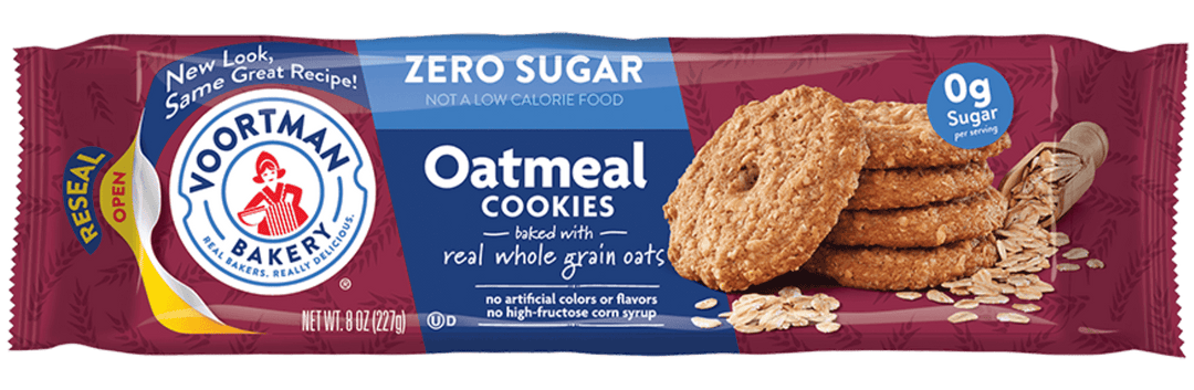 Zero Sugar Oatmeal Cookies