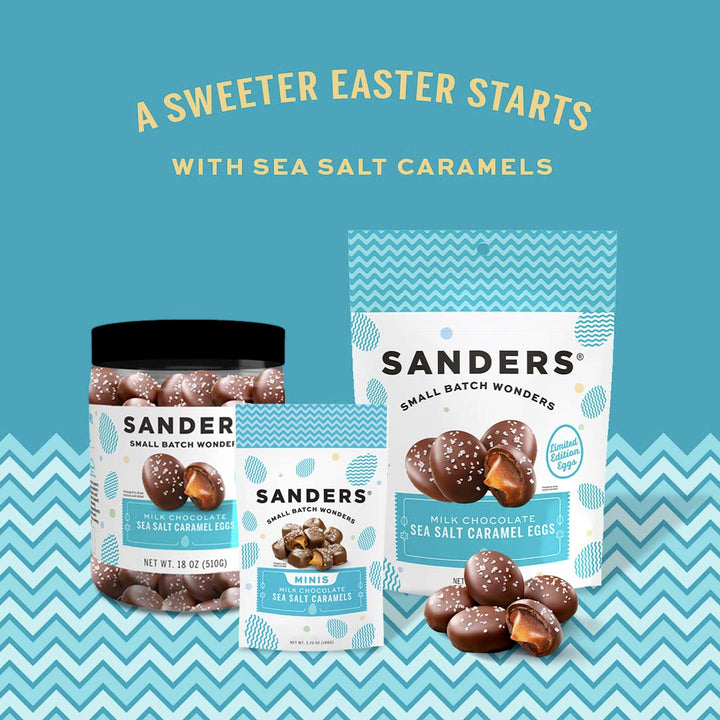 Milk Chocolate Sea Salt Caramel Easter Egg 18 oz. Tub