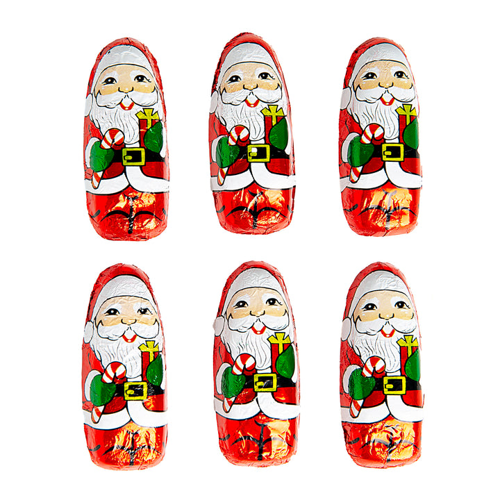 Milk Chocolate Mini Santas Packaging
