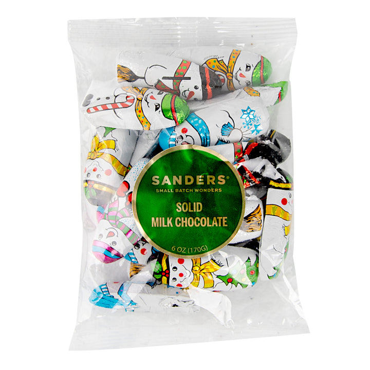 Mini Milk Chocolate Snowman - 6oz Bag