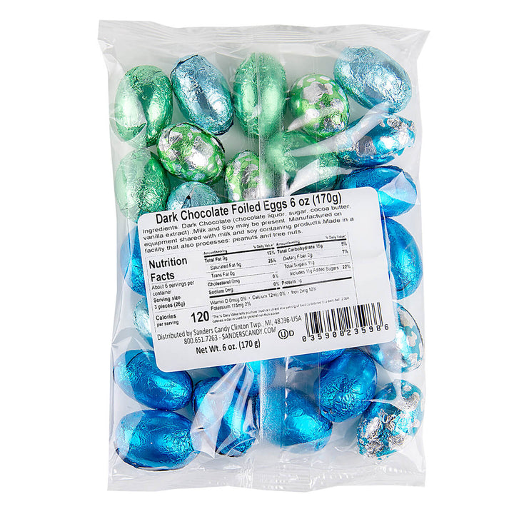 Dark Chocolate Foiled Eggs